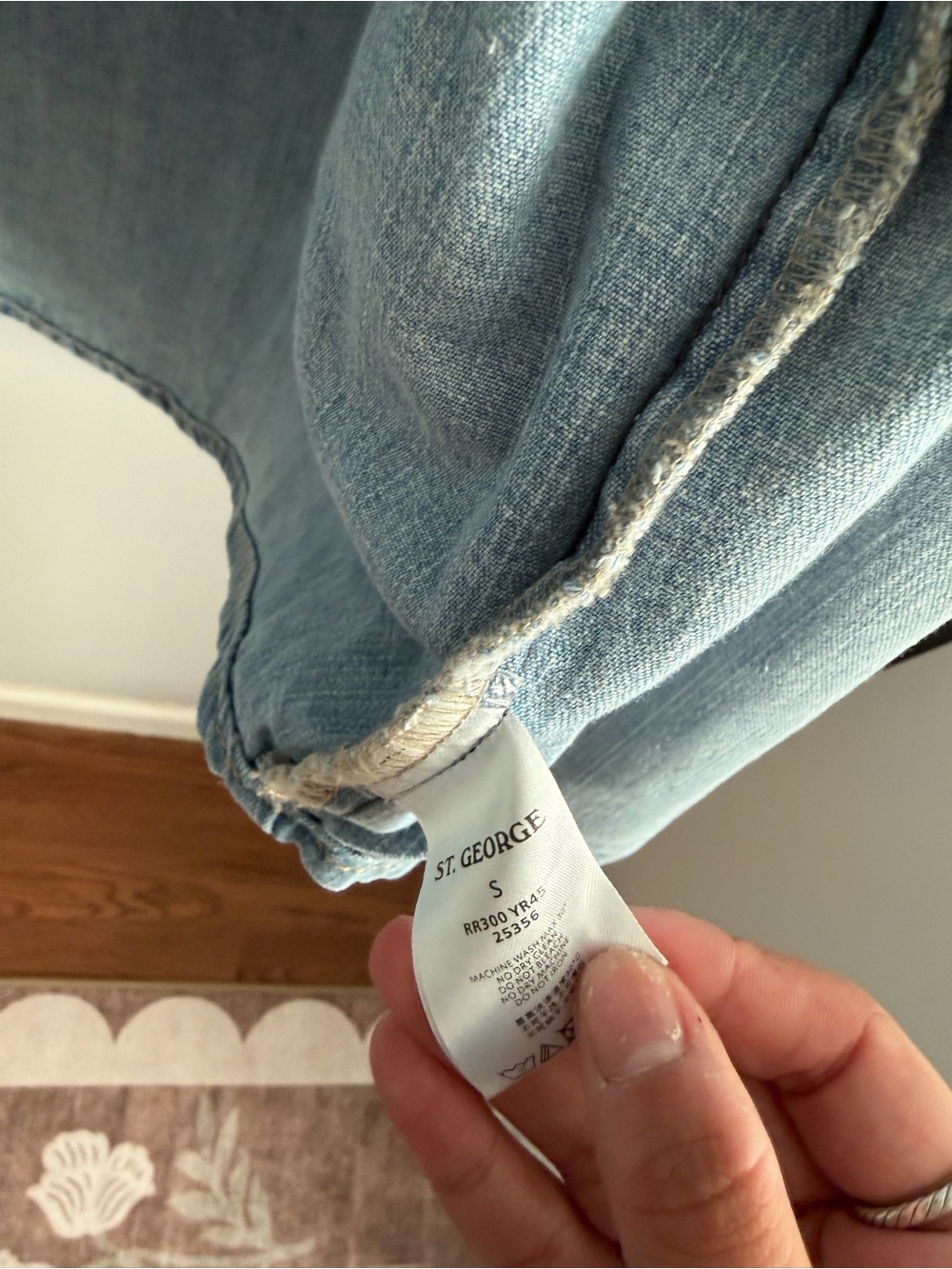 St. George Denim Shacket - Picture 3 of 4